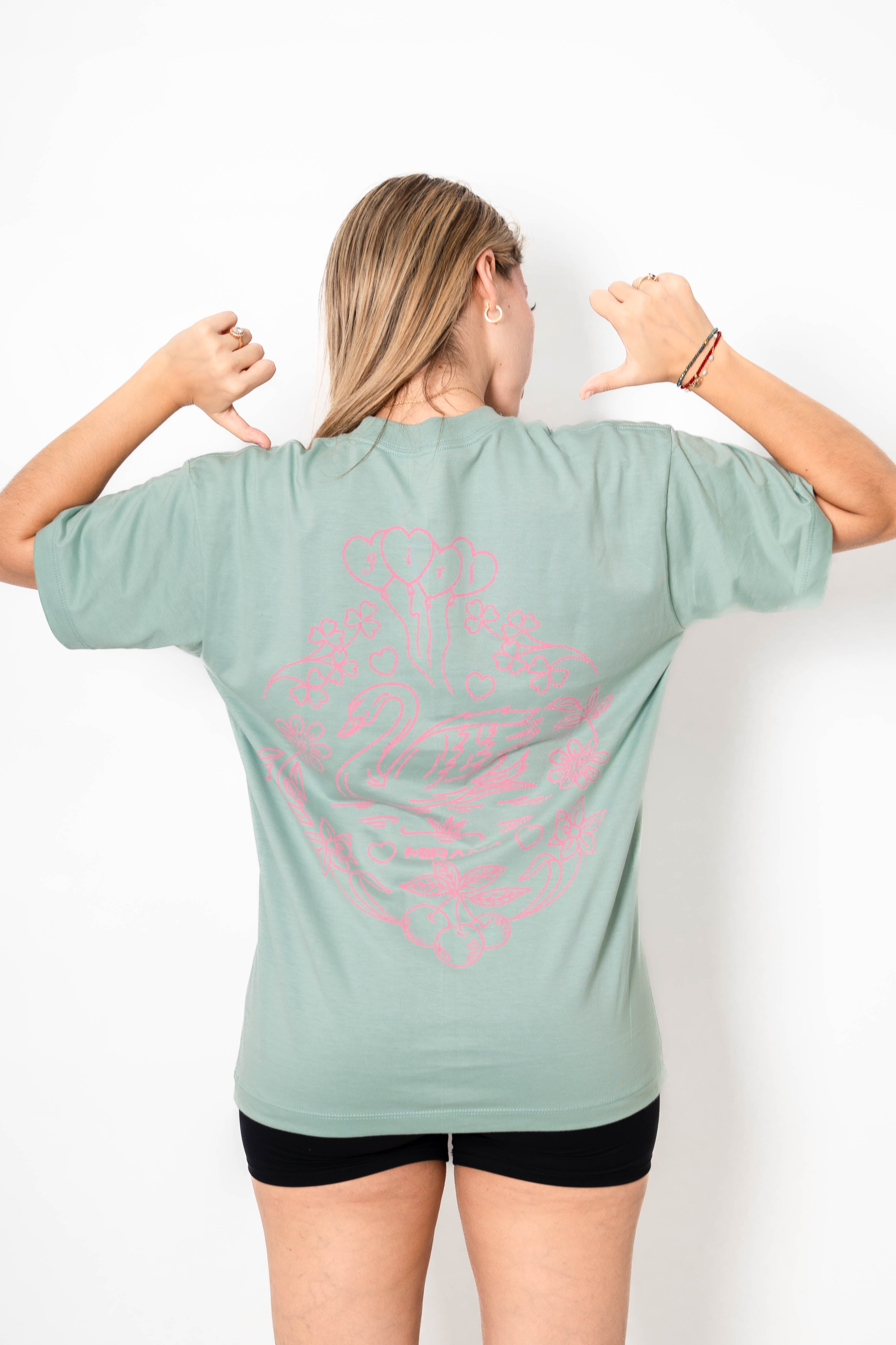 T-SHIRT OVERSIZE SWAN