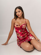 PIJAMA FLOWERS CEREZO