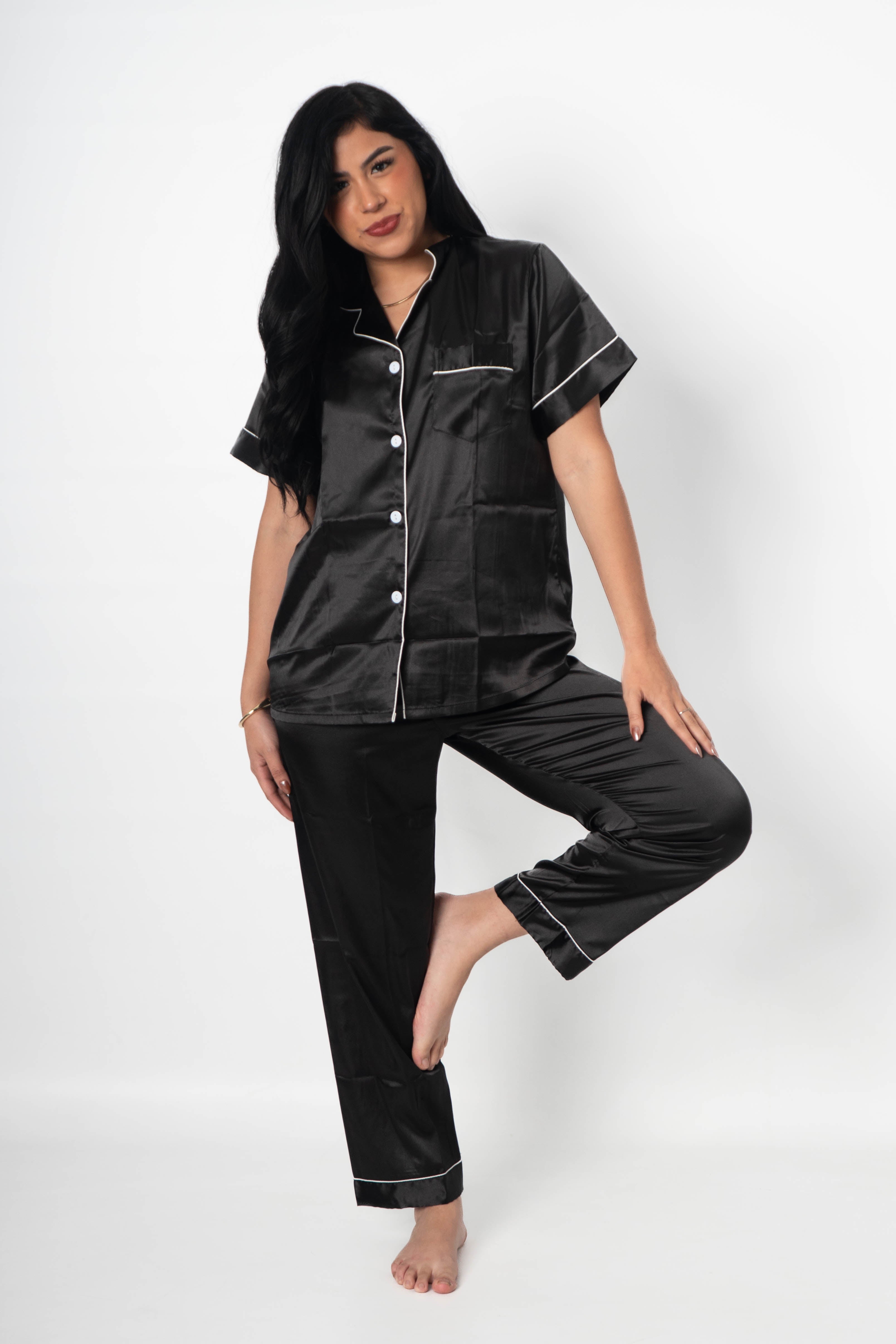 PIJAMA HONEY SLEEP NEGRO