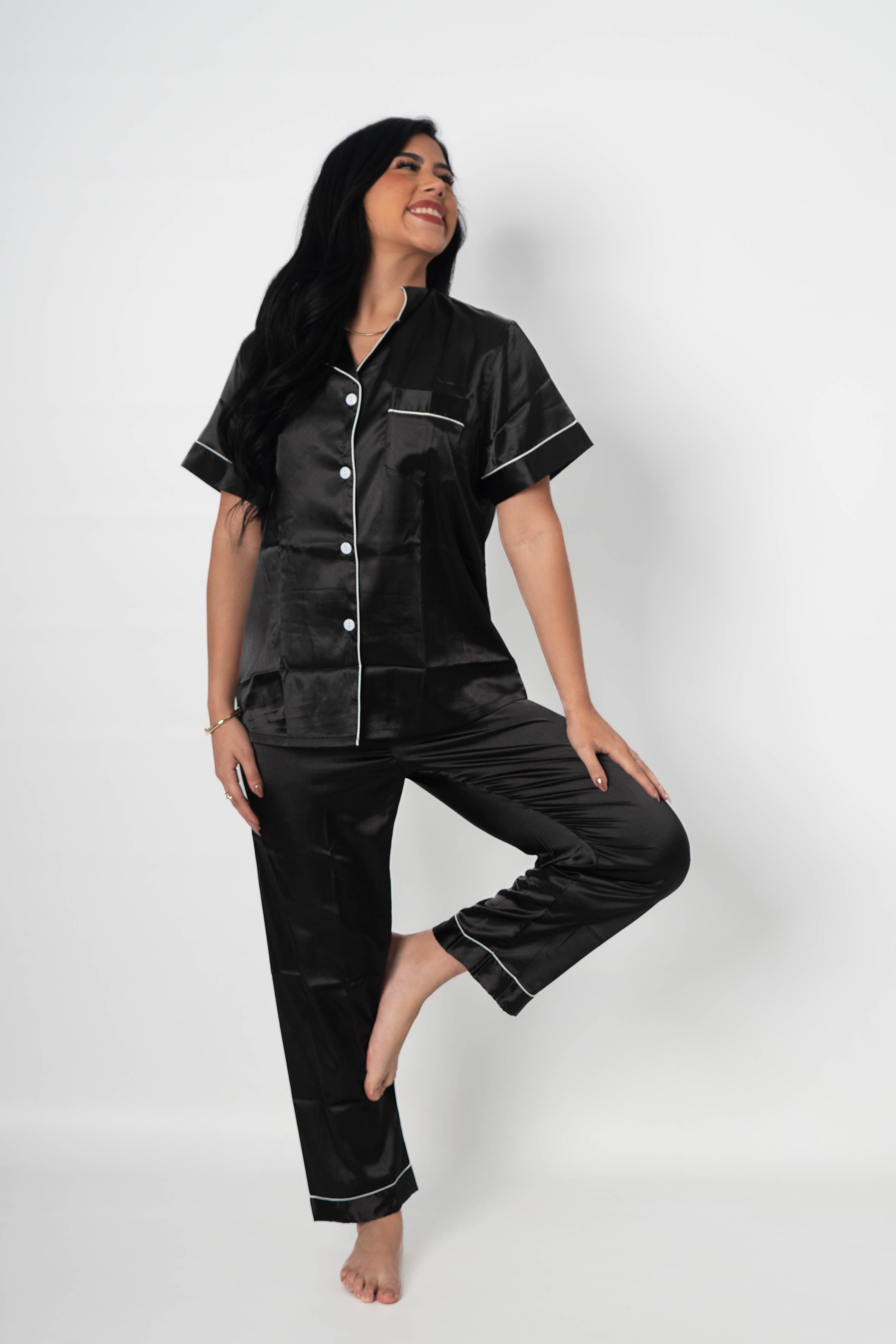 PIJAMA HONEY SLEEP NEGRO