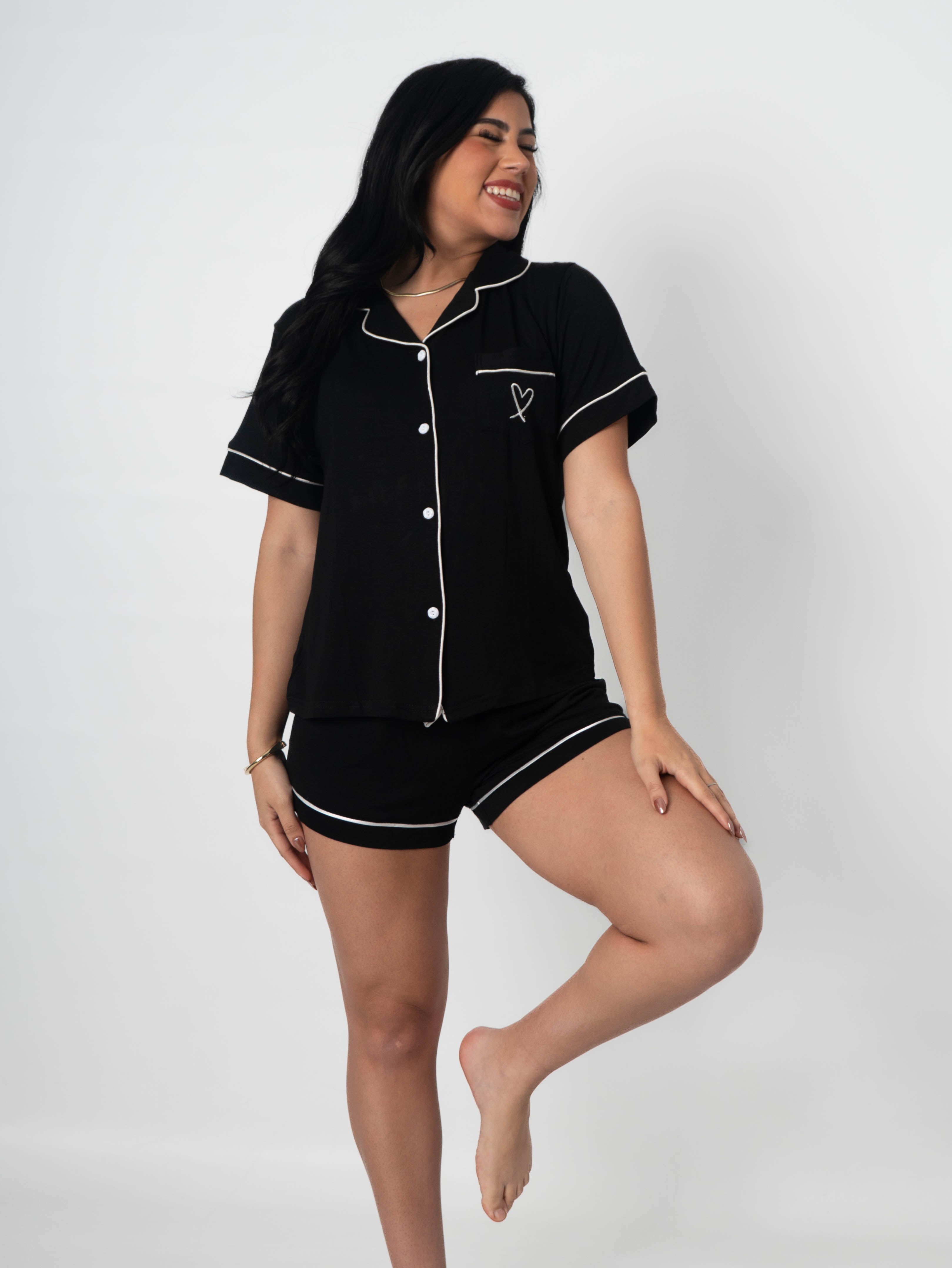PIJAMA SLEEPY MUSE NEGRO