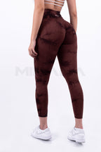 LEGGINS TIE DYE - MARRON