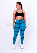 LEGGINS TIE DYE - TURQUESA