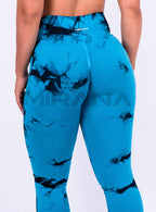 LEGGINS TIE DYE - TURQUESA