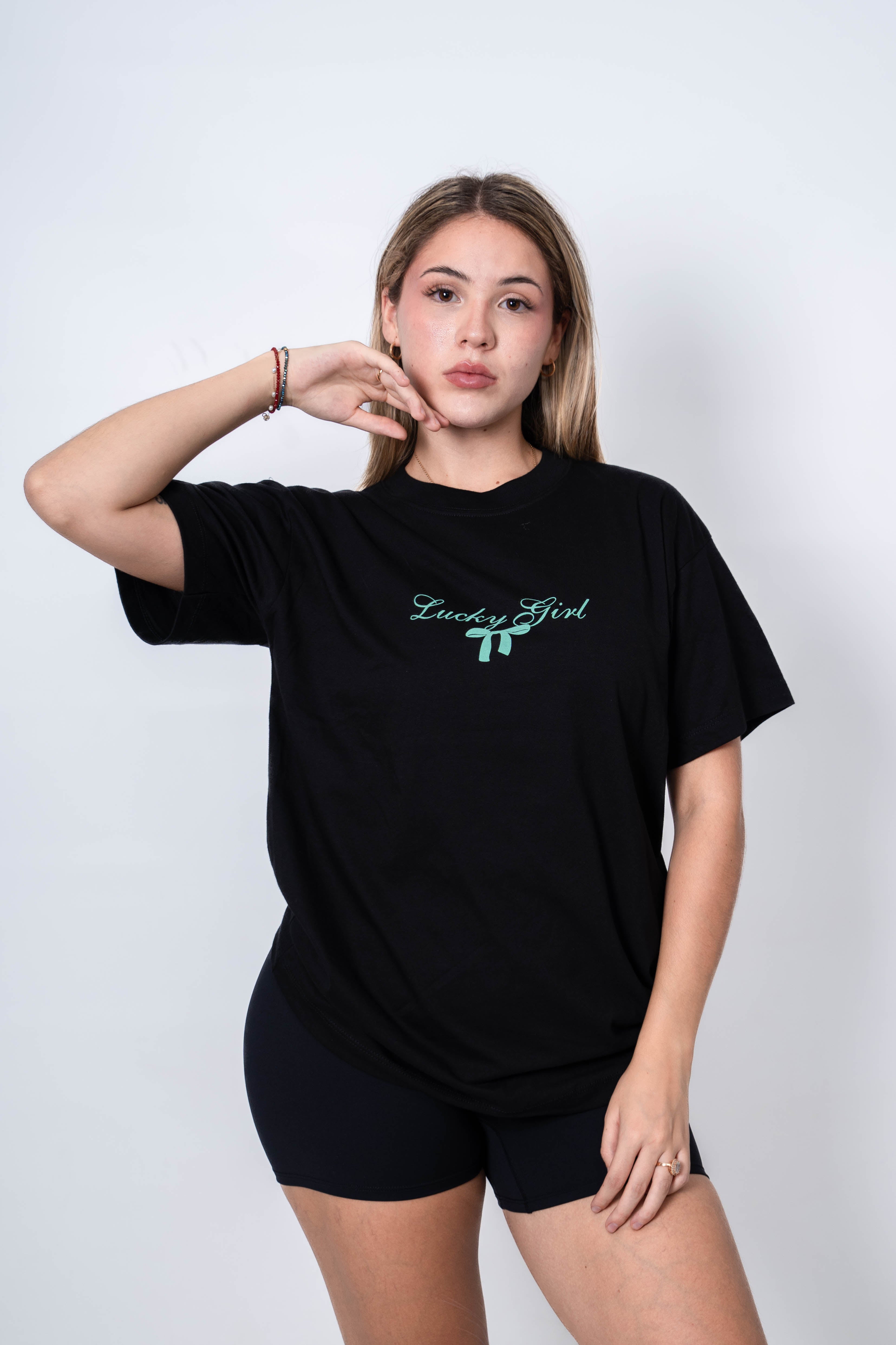 T-SHIRT OVERSIZE LUCKY GIRL