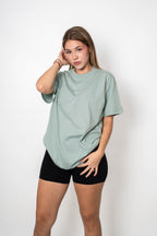 T-SHIRT OVERSIZE MATCHA MORNINGS