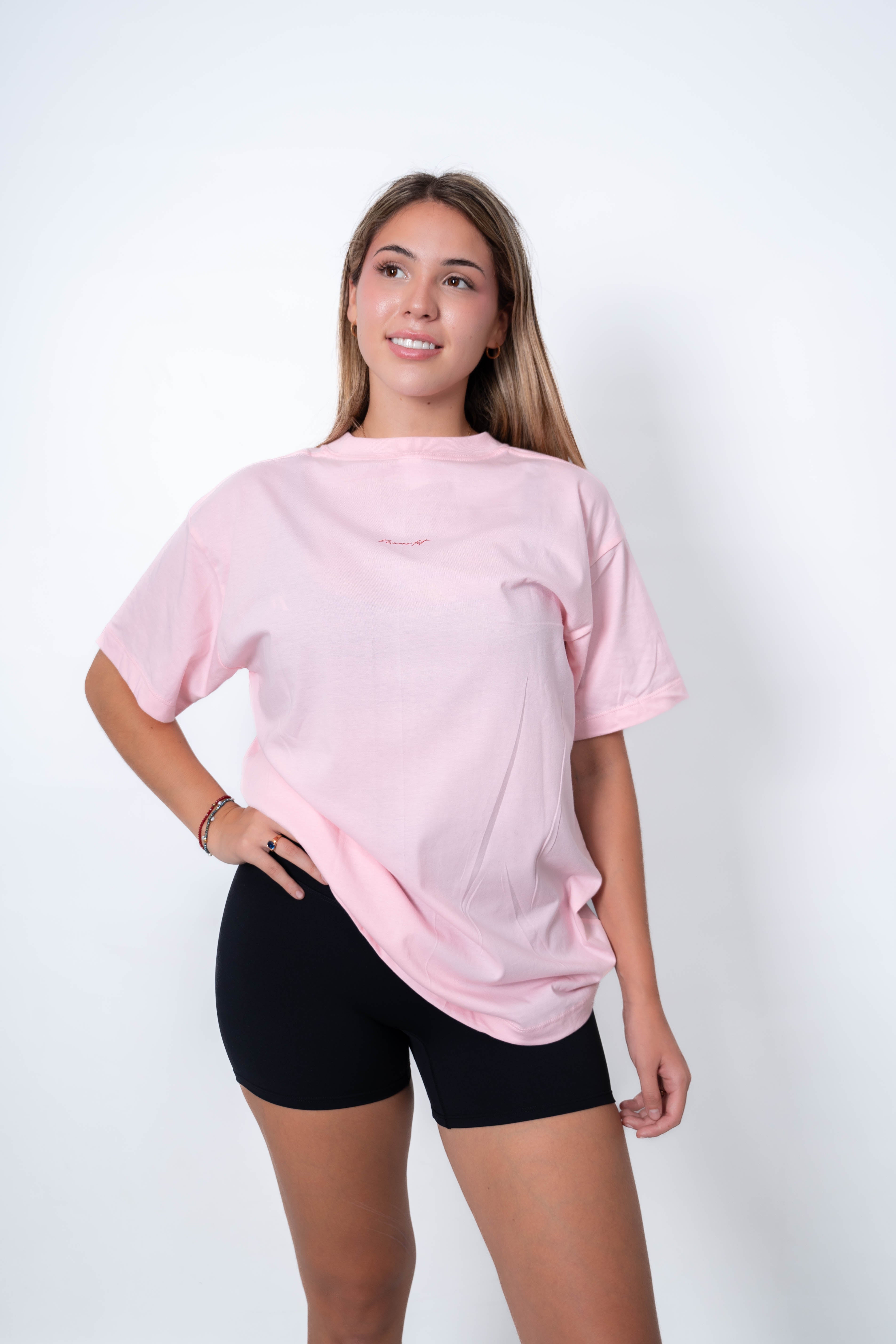 T-SHIRT OVERSIZE PEACH SQUAT