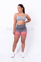 SHORT FERGIE - GRIS CON ROSADO