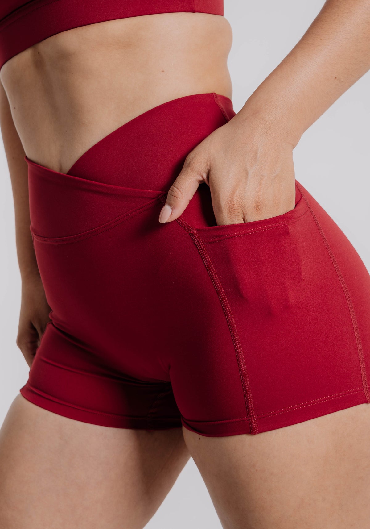 Set Curve V rojo - conjunto deportivo para mujer Mirana Fit (5)