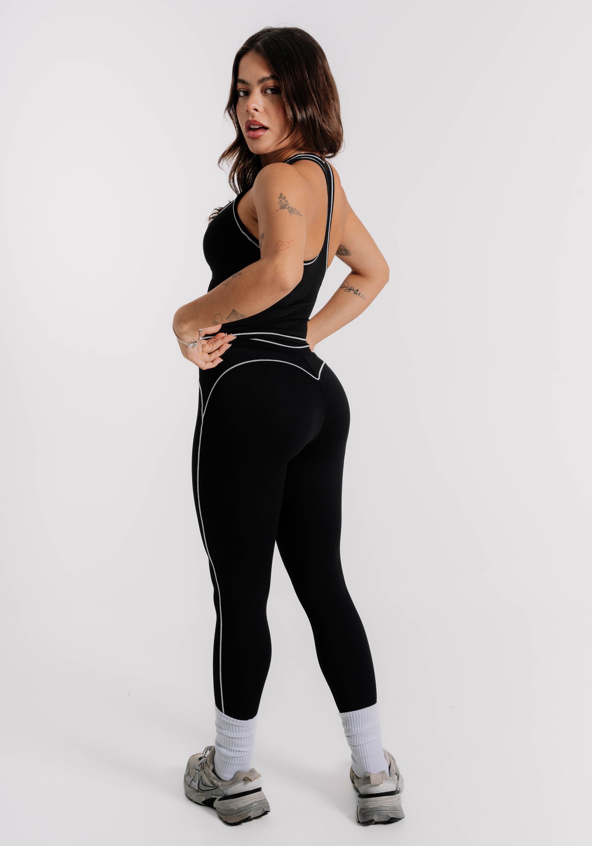 Set Sculpt negro - conjunto deportivo para mujer Mirana Fit