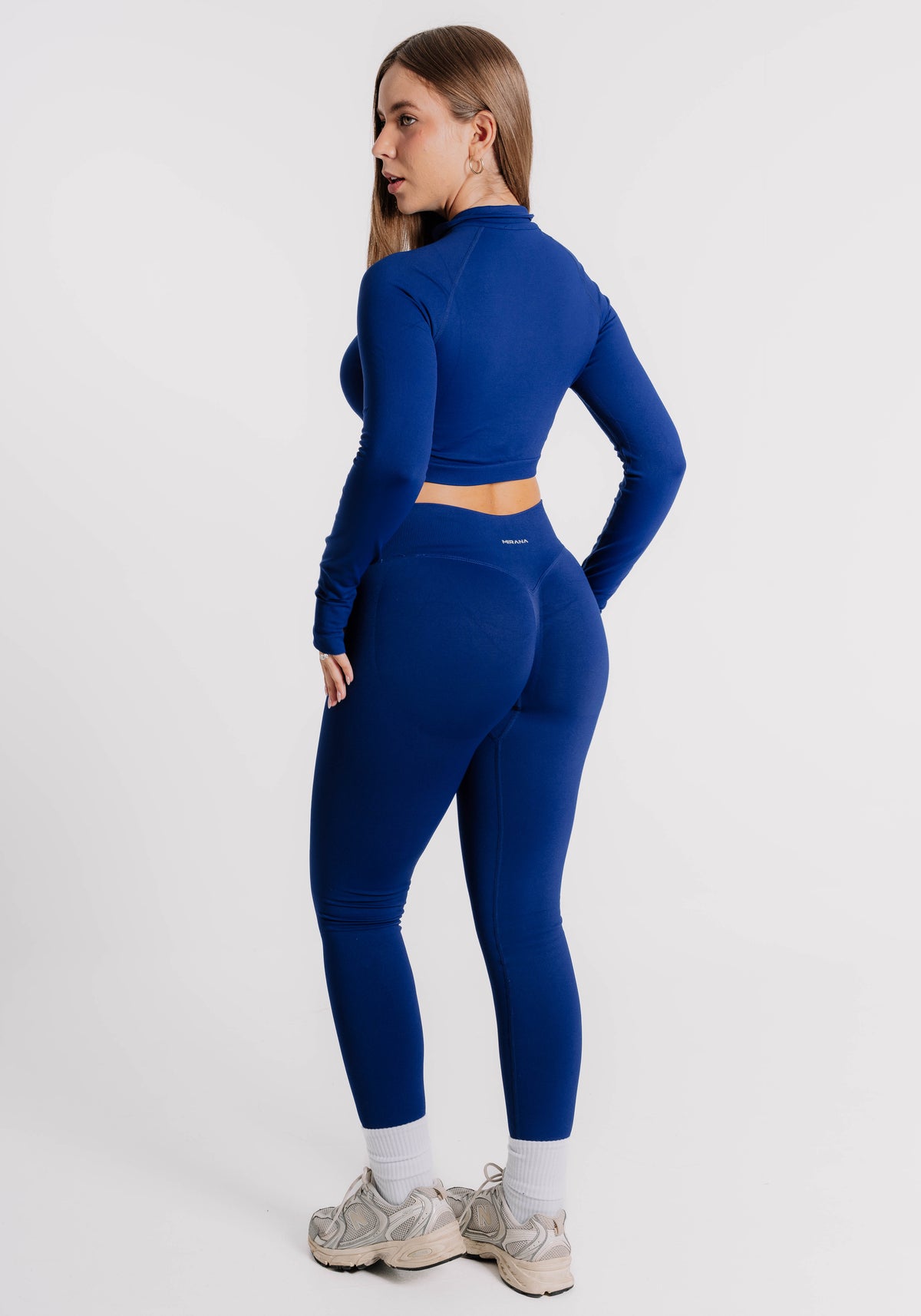 Set Shape Zip azul - conjunto deportivo para mujer Mirana Fit