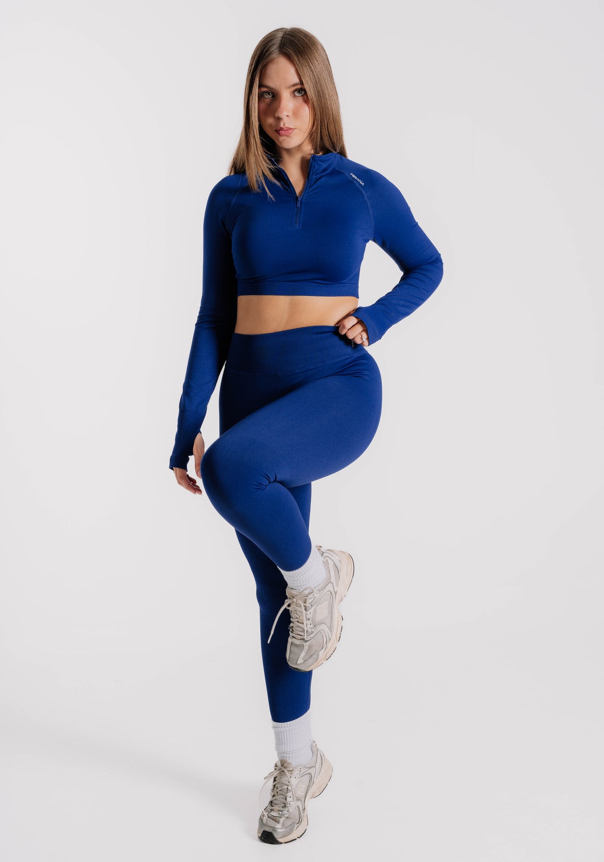 Set Shape Zip azul - conjunto deportivo para mujer Mirana Fit (2)