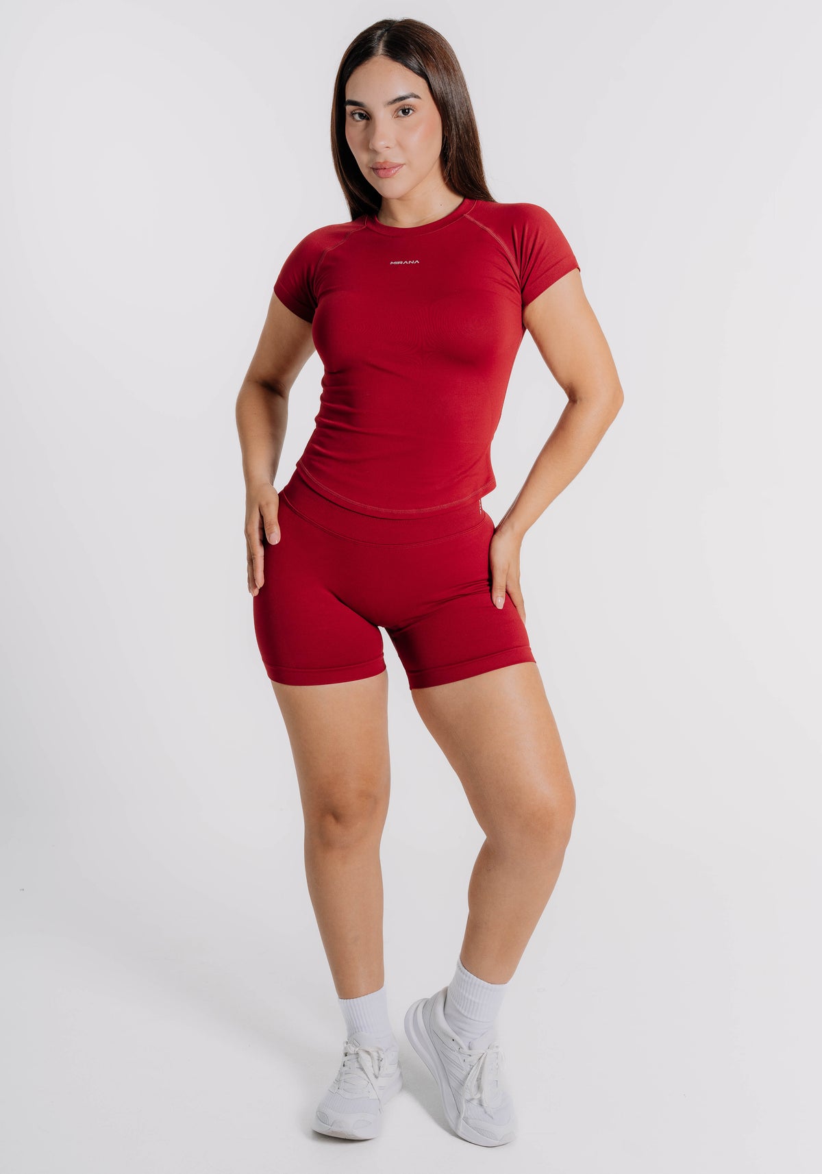 Set Soft rojo - conjunto deportivo para mujer Mirana Fit