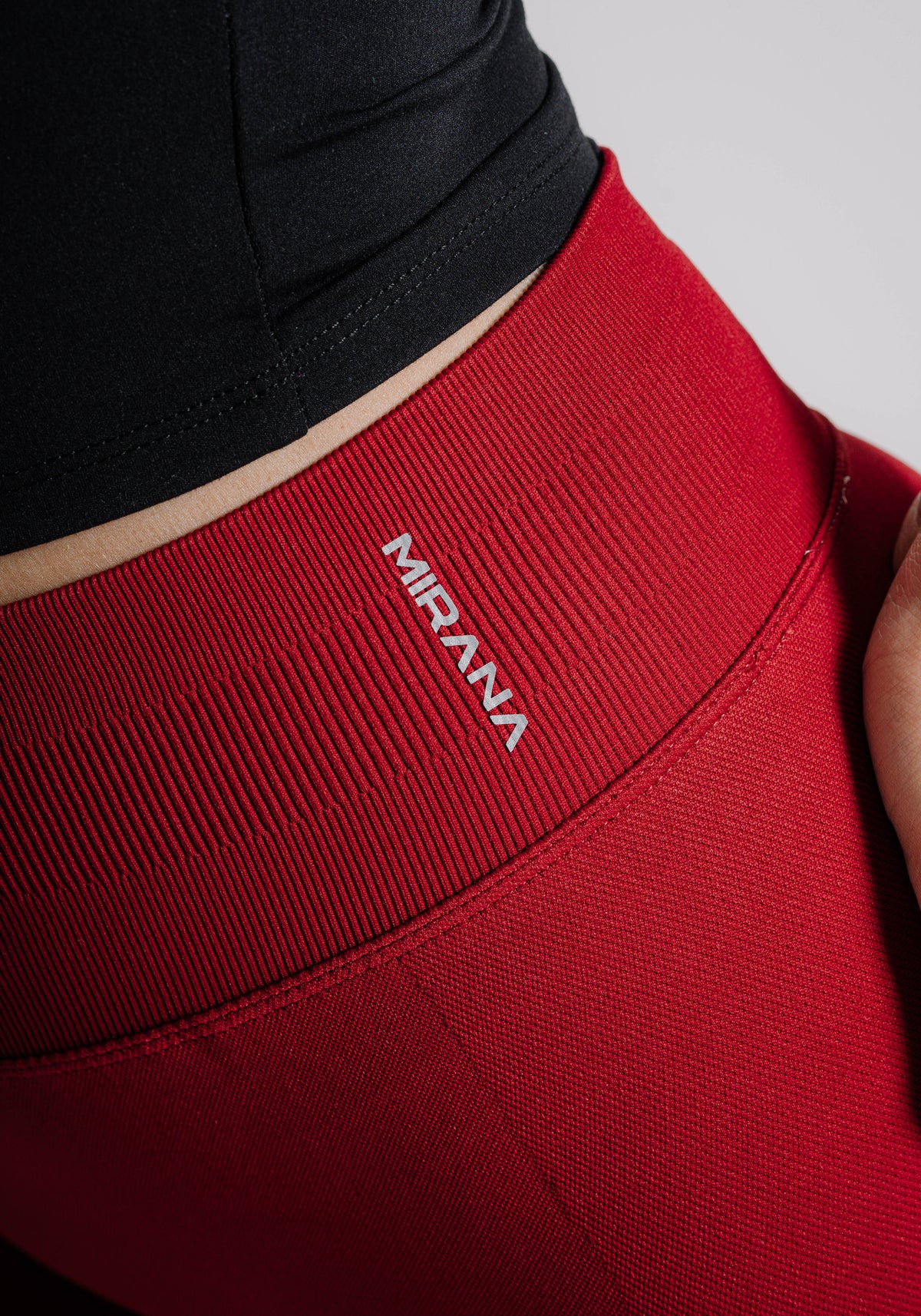 Short Curve rojo - short deportivo para mujer Mirana Fit (5)