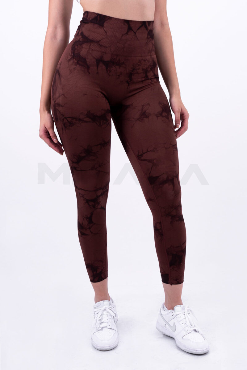 LEGGINS TIE DYE - MARRON