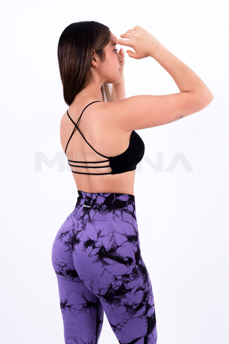 LEGGING TIE DYE - MORADO CON NEGRO - Imagen 5