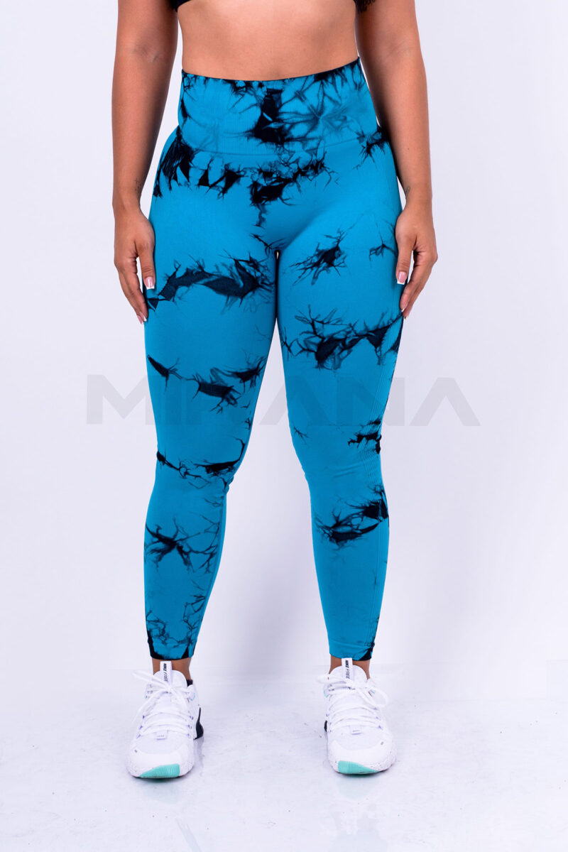 LEGGINS TIE DYE - TURQUESA