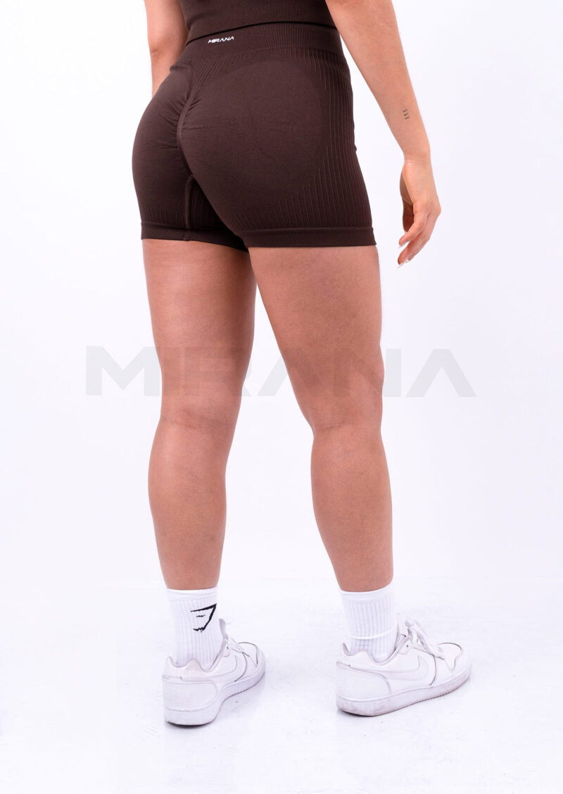 SET ATENEA - SHORT Y CHALECO - MARRON - Imagen 5