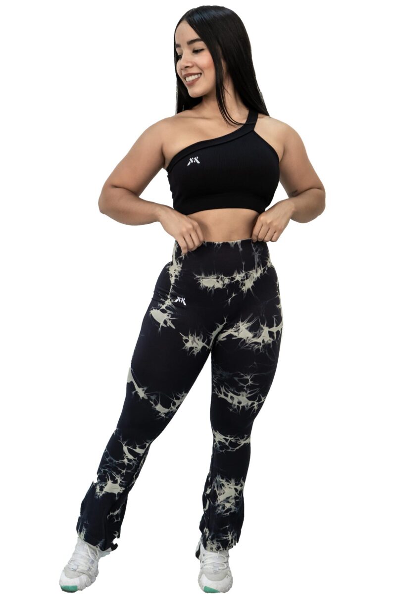 LEGGIN TIE DYE LAYLA - NEGRO